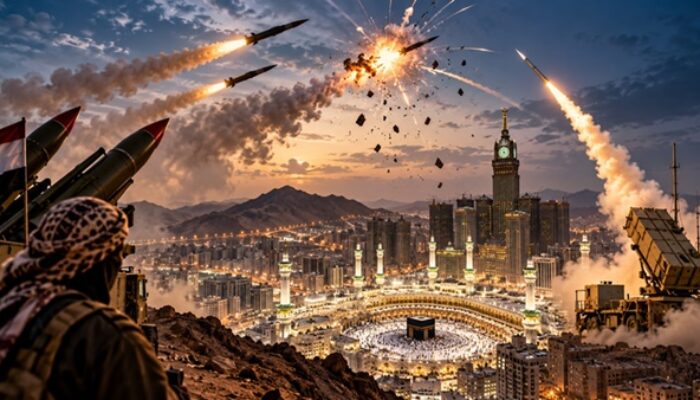Houthi Serang Arab Lagi, Serpihan Rudal Balistik Jatuh di Pinggiran Makkah