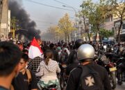 Konvoi Motor di Makassar Diserang hingga Berujung Pembakaran Motor